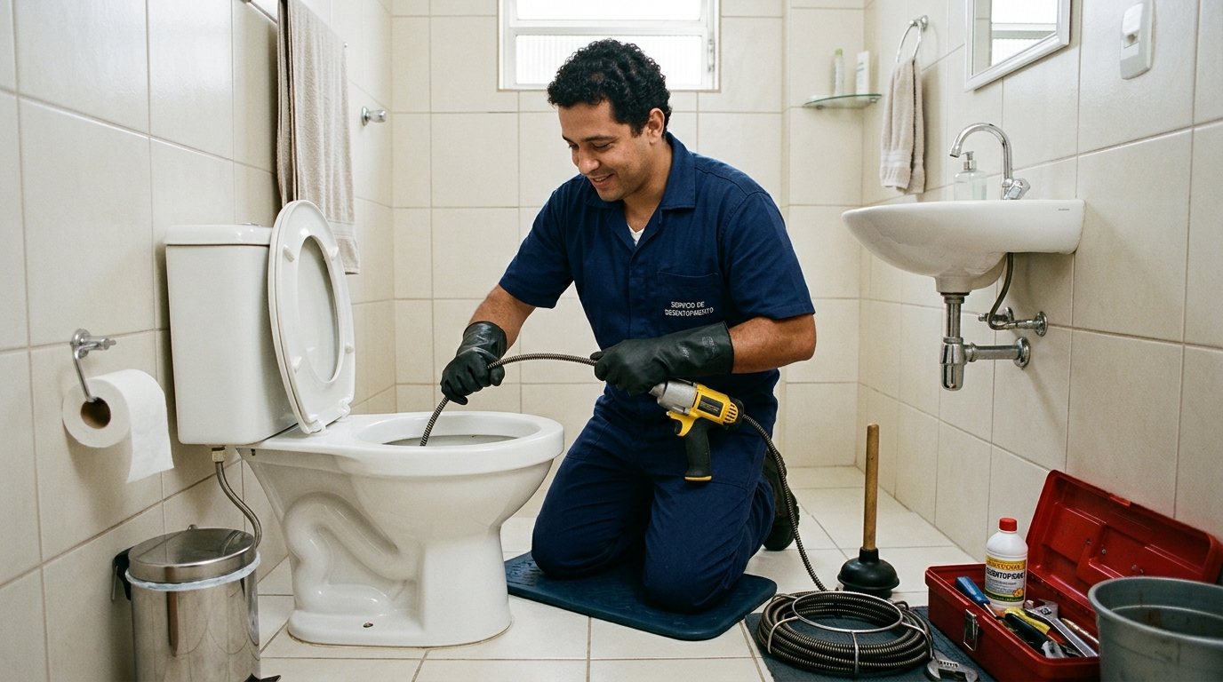 Manutenção no Banheiro em Americana‑SP